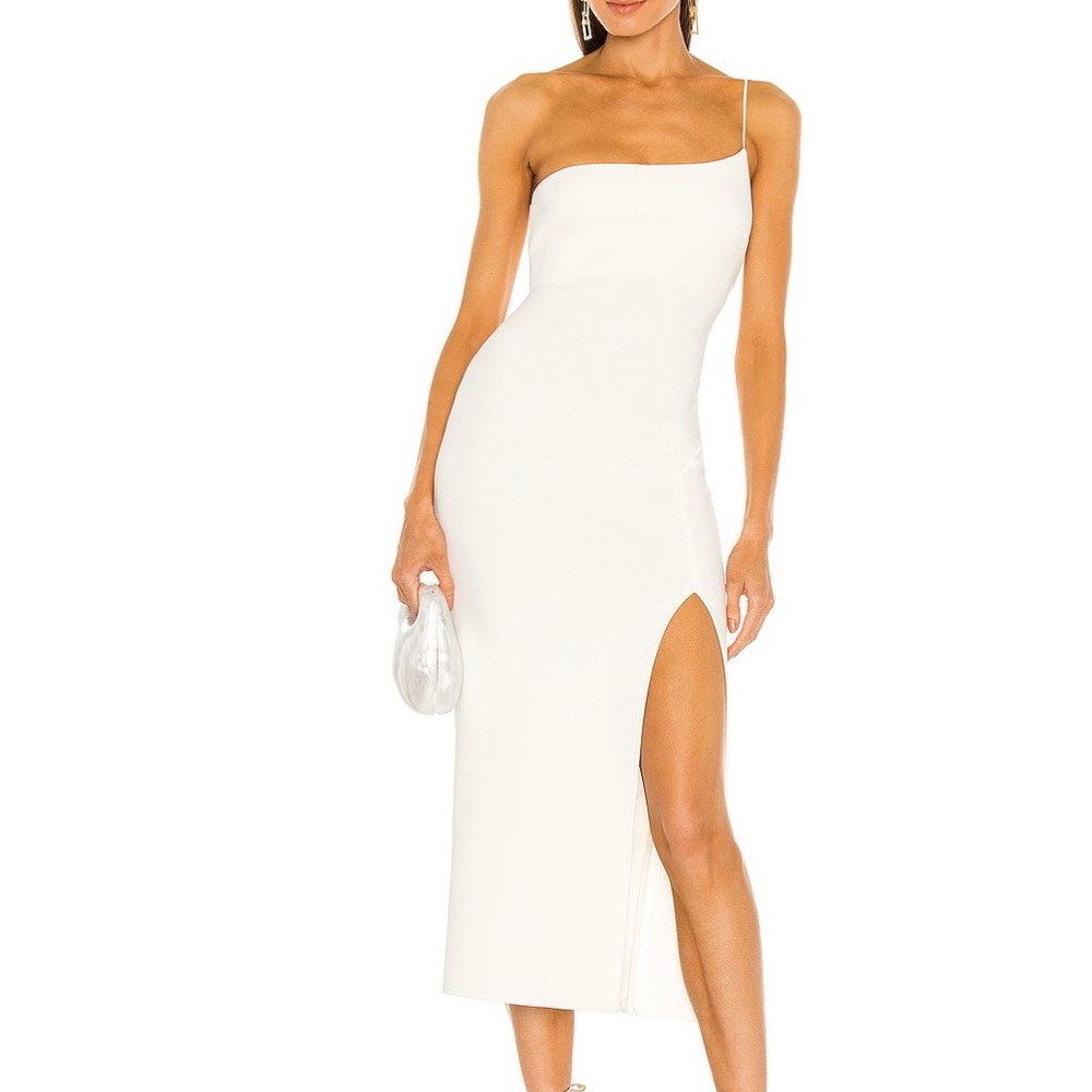 🤍NWT🤍 BEC&BRIDGE Fleur Asymmetrical Midi Dress